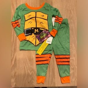 Nickelodeon Michelangelo TMNT pajama 2T